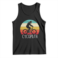 Cycopath Bigfoot Riding Bike Tank Top Funny Bigfoot Cyclist Bicycle Gift