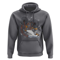 Funny Bike Crash Cycling Goose Lover Hoodie Is My Bike OK