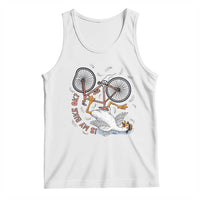 Funny Bike Crash Cycling Goose Lover Tank Top Is My Bike OK