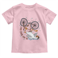 Funny Bike Crash Cycling Goose Lover Toddler T Shirt Is My Bike OK