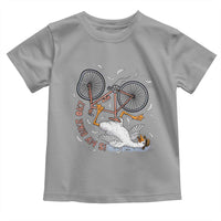 Funny Bike Crash Cycling Goose Lover Toddler T Shirt Is My Bike OK