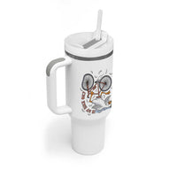 Funny Bike Crash Cycling Goose Lover Tumbler With Handle Is My Bike OK