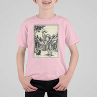 Funny Medieval Knight Boop Black Cat T Shirt For Kid Renaissance Fantasy Cat Lover