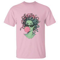 Winking Medusa In Sunglasses Blowing Bubble Gum T Shirt Funny Greek Mythology Pop Art