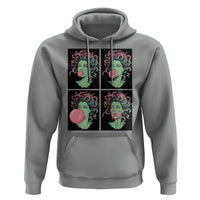 Funny Medusa Blowing Bubble Gum Hoodie Greek Mythology Pop Art Gift