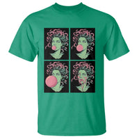 Funny Medusa Blowing Bubble Gum T Shirt Greek Mythology Pop Art Gift