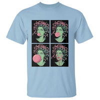 Funny Medusa Blowing Bubble Gum T Shirt Greek Mythology Pop Art Gift