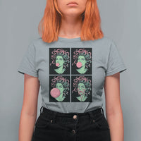 Funny Medusa Blowing Bubble Gum T Shirt For Women Greek Mythology Pop Art Gift