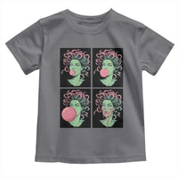 Funny Medusa Blowing Bubble Gum Toddler T Shirt Greek Mythology Pop Art Gift