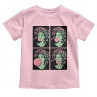 Funny Medusa Blowing Bubble Gum Toddler T Shirt Greek Mythology Pop Art Gift
