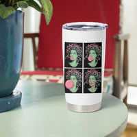 Funny Medusa Blowing Bubble Gum Tumbler Cup Greek Mythology Pop Art Gift