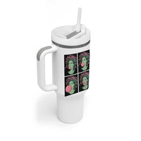 Funny Medusa Blowing Bubble Gum Tumbler With Handle Greek Mythology Pop Art Gift