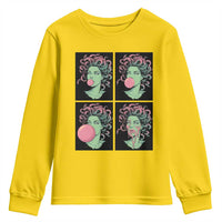 Funny Medusa Blowing Bubble Gum Youth Sweatshirt Greek Mythology Pop Art Gift