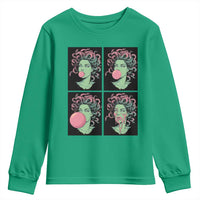Funny Medusa Blowing Bubble Gum Youth Sweatshirt Greek Mythology Pop Art Gift