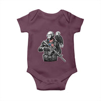 George Washington Tactical Soldier Baby Onesie Military Patriot Bald Eagle USA Flag Gift