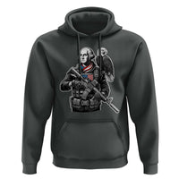 George Washington Tactical Soldier Hoodie Military Patriot Bald Eagle USA Flag Gift