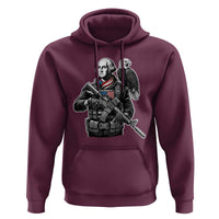 George Washington Tactical Soldier Hoodie Military Patriot Bald Eagle USA Flag Gift