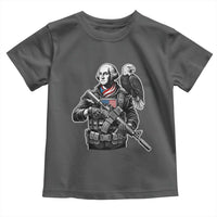 George Washington Tactical Soldier Toddler T Shirt Military Patriot Bald Eagle USA Flag Gift