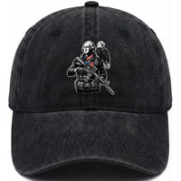 George Washington Tactical Soldier Washed Cotton Baseball Cap Military Patriot Bald Eagle USA Flag Gift