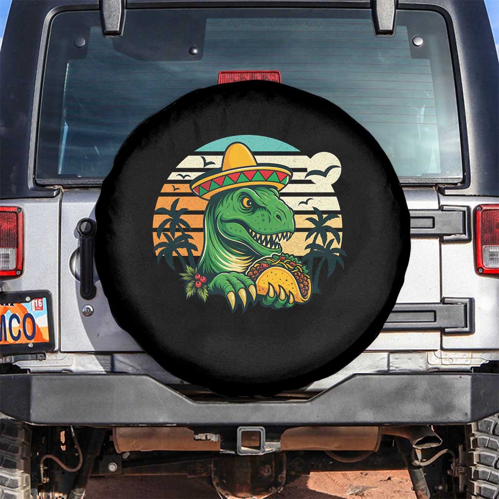 Funny Tacos Dinosaur Spare Tire Cover Mexican Food Lover Gift - Wonder Print Shop