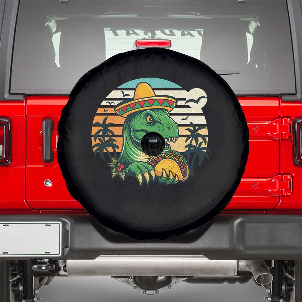 Funny Tacos Dinosaur Spare Tire Cover Mexican Food Lover Gift - Wonder Print Shop