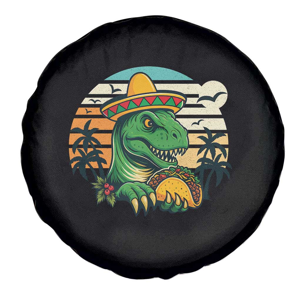 Funny Tacos Dinosaur Spare Tire Cover Mexican Food Lover Gift - Wonder Print Shop