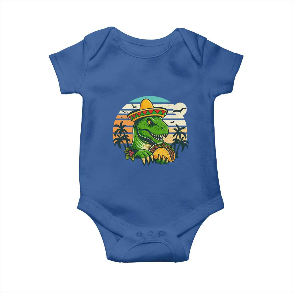 Funny Tacos Dinosaur Baby Onesie Mexican Food Lover Gift - Wonder Print Shop
