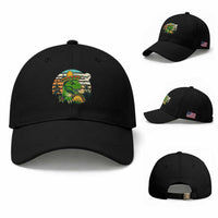 Funny Tacos Dinosaur Baseball Cap Mexican Food Lover Gift