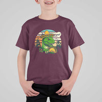 Funny Tacos Dinosaur T Shirt For Kid Mexican Food Lover Gift - Wonder Print Shop