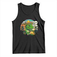 Funny Tacos Dinosaur Tank Top Mexican Food Lover Gift - Wonder Print Shop