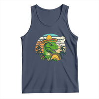 Funny Tacos Dinosaur Tank Top Mexican Food Lover Gift - Wonder Print Shop