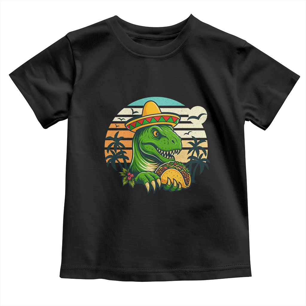 Funny Tacos Dinosaur Toddler T Shirt Mexican Food Lover Gift - Wonder Print Shop