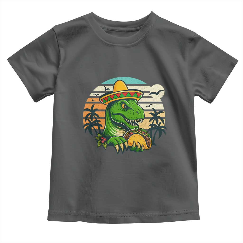 Funny Tacos Dinosaur Toddler T Shirt Mexican Food Lover Gift - Wonder Print Shop