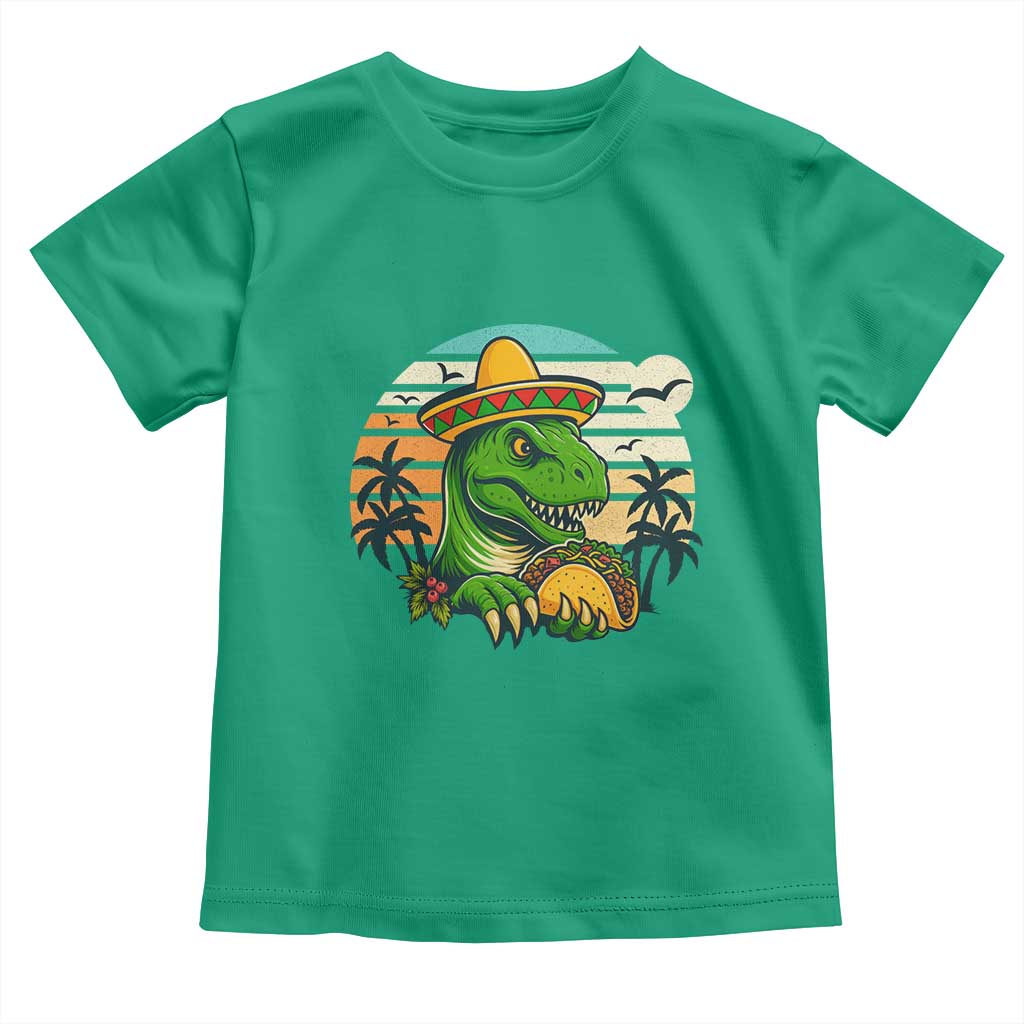 Funny Tacos Dinosaur Toddler T Shirt Mexican Food Lover Gift - Wonder Print Shop
