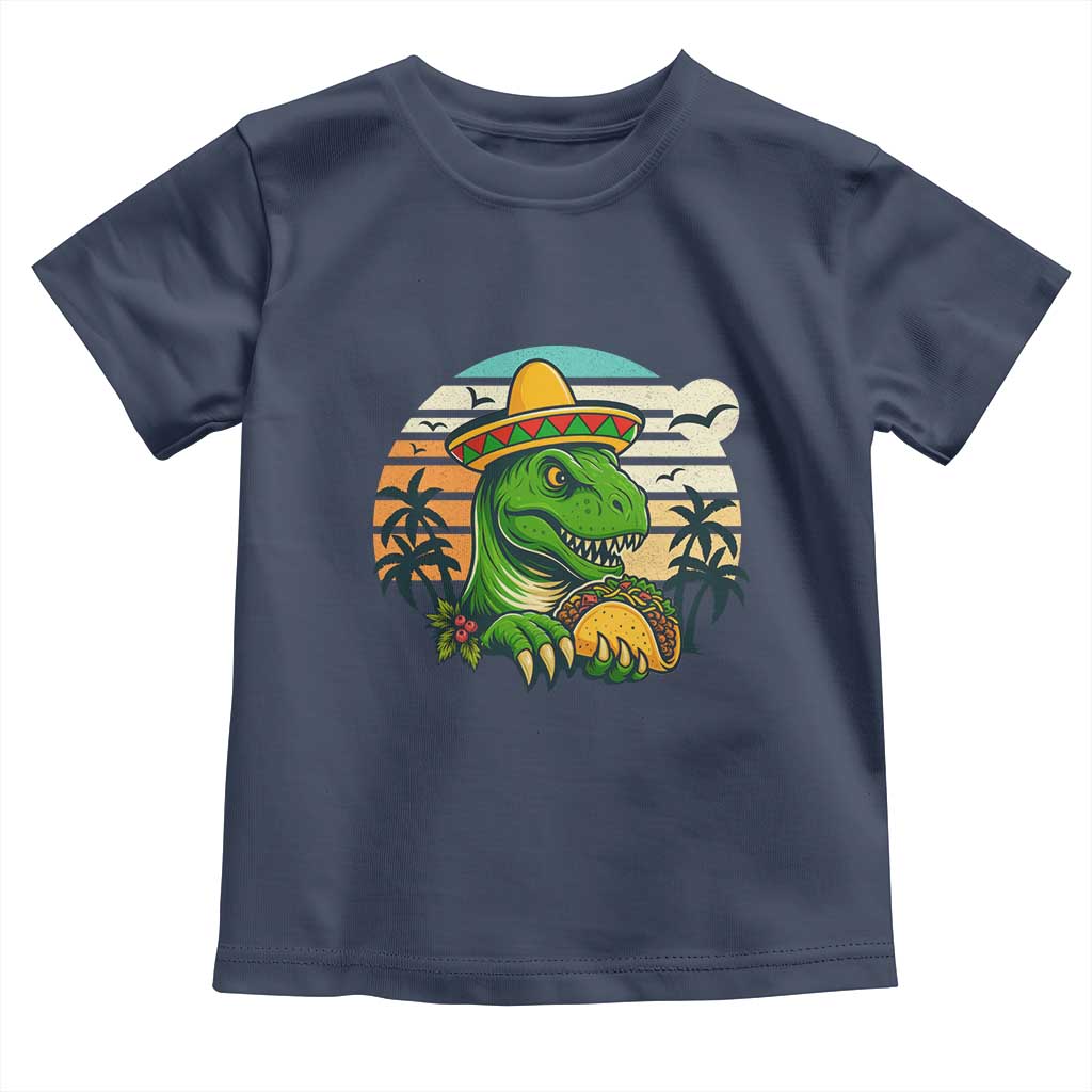 Funny Tacos Dinosaur Toddler T Shirt Mexican Food Lover Gift - Wonder Print Shop
