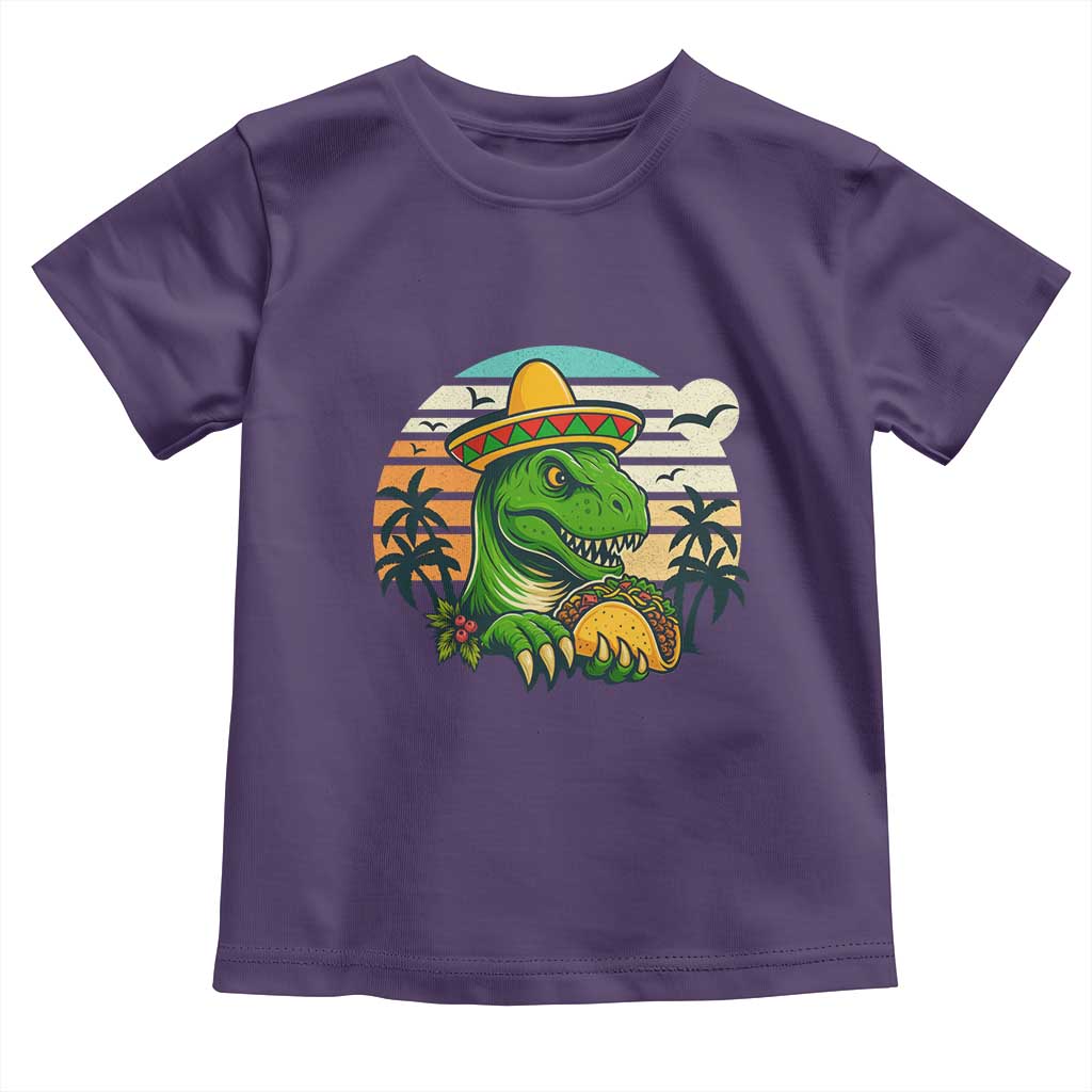Funny Tacos Dinosaur Toddler T Shirt Mexican Food Lover Gift - Wonder Print Shop