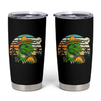 Funny Tacos Dinosaur Tumbler Cup Mexican Food Lover Gift