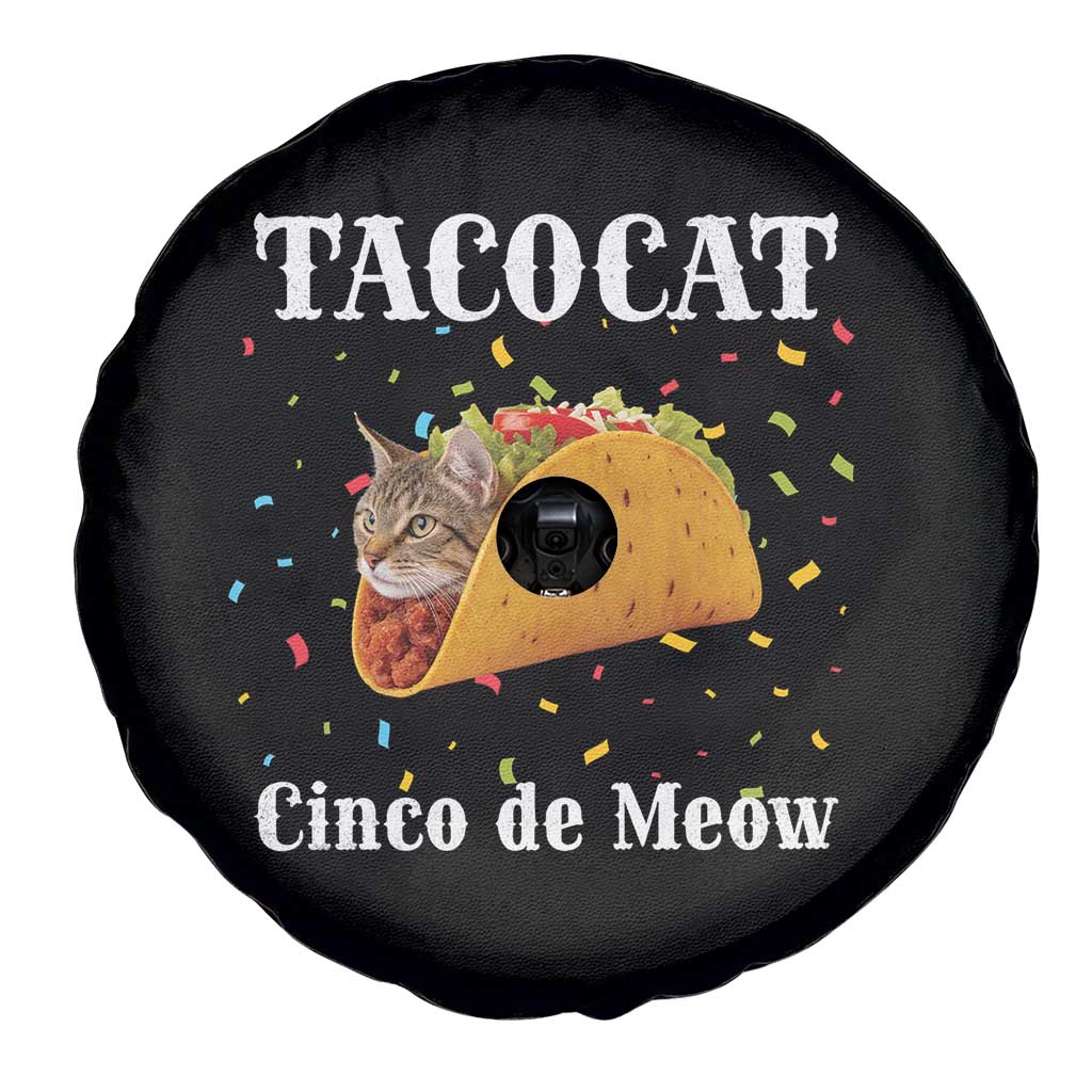 Funny Taco Cat Cinco De Meow Spare Tire Cover Mexican Food Lover Gift - Wonder Print Shop