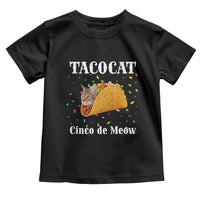 Funny Taco Cat Cinco De Meow Toddler T Shirt Mexican Food Lover Gift - Wonder Print Shop