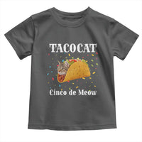 Funny Taco Cat Cinco De Meow Toddler T Shirt Mexican Food Lover Gift - Wonder Print Shop