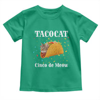 Funny Taco Cat Cinco De Meow Toddler T Shirt Mexican Food Lover Gift - Wonder Print Shop