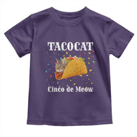 Funny Taco Cat Cinco De Meow Toddler T Shirt Mexican Food Lover Gift - Wonder Print Shop