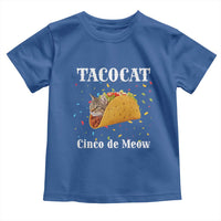 Funny Taco Cat Cinco De Meow Toddler T Shirt Mexican Food Lover Gift - Wonder Print Shop