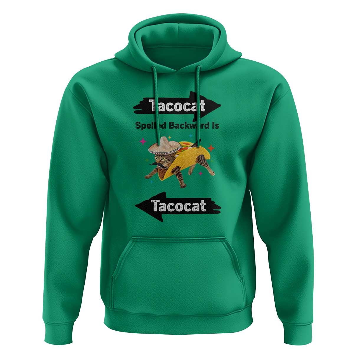 Funny Tacocat Spelled Backward Is Tacocat Hoodie Mexican Food Lover Gift - Wonder Print Shop
