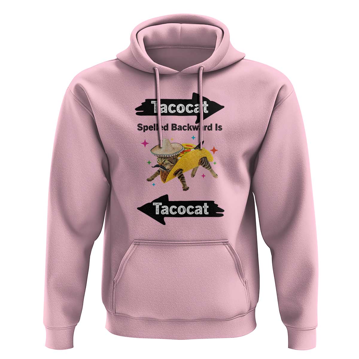 Funny Tacocat Spelled Backward Is Tacocat Hoodie Mexican Food Lover Gift - Wonder Print Shop