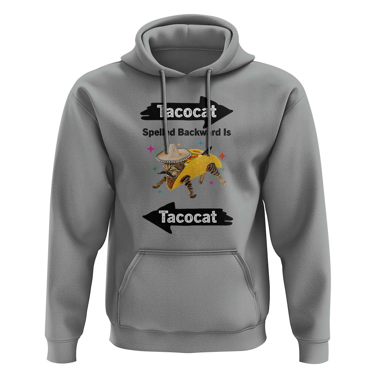 Funny Tacocat Spelled Backward Is Tacocat Hoodie Mexican Food Lover Gift - Wonder Print Shop