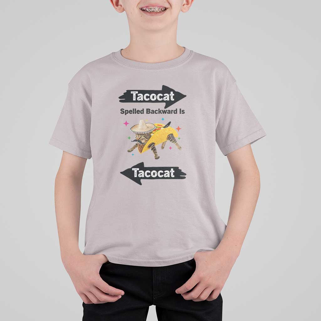 Funny Tacocat Spelled Backward Is Tacocat T Shirt For Kid Mexican Food Lover Gift - Wonder Print Shop
