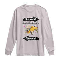 Funny Tacocat Spelled Backward Is Tacocat Long Sleeve Shirt Mexican Food Lover Gift - Wonder Print Shop