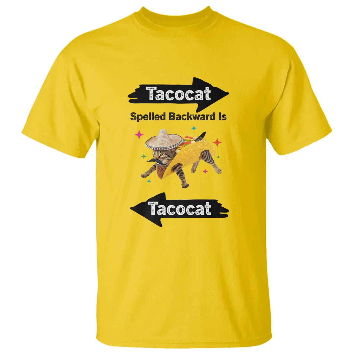 Funny Tacocat Spelled Backward Is Tacocat T Shirt Mexican Food Lover Gift - Wonder Print Shop
