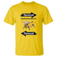 Funny Tacocat Spelled Backward Is Tacocat T Shirt Mexican Food Lover Gift - Wonder Print Shop